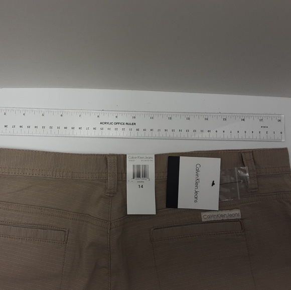 CALVIN KLEIN TEXTURED SHORTS 14 - Picture 2 of 4